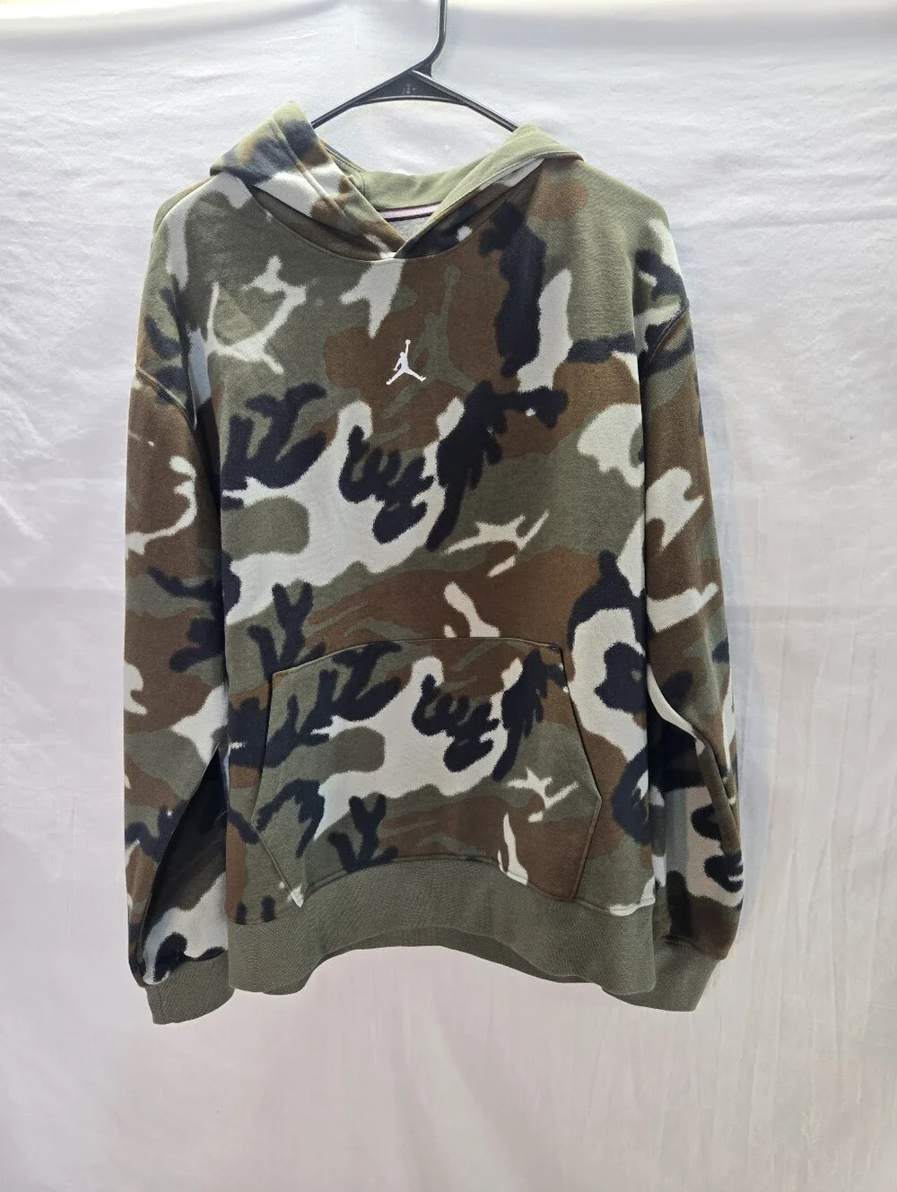 Nike Air Jordan MVP Pullover Hoodie Men’s Size Medium Fleece Camo New Tags